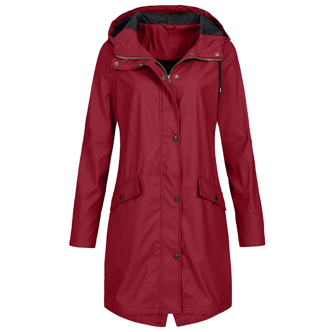Trinity | Women's Hooded Waterproof Rain Jacket with Elasticated Waist