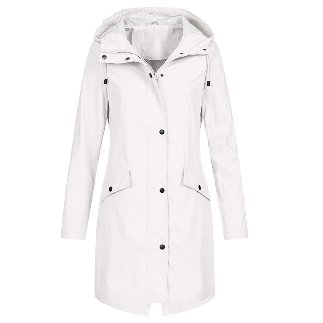 Trinity | Women's Hooded Waterproof Rain Jacket with Elasticated Waist