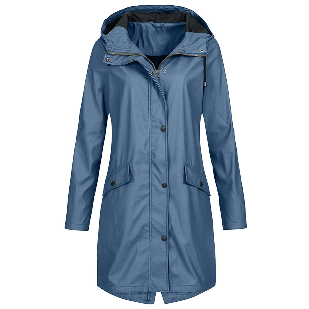 Trinity | Women's Hooded Waterproof Rain Jacket with Elasticated Waist