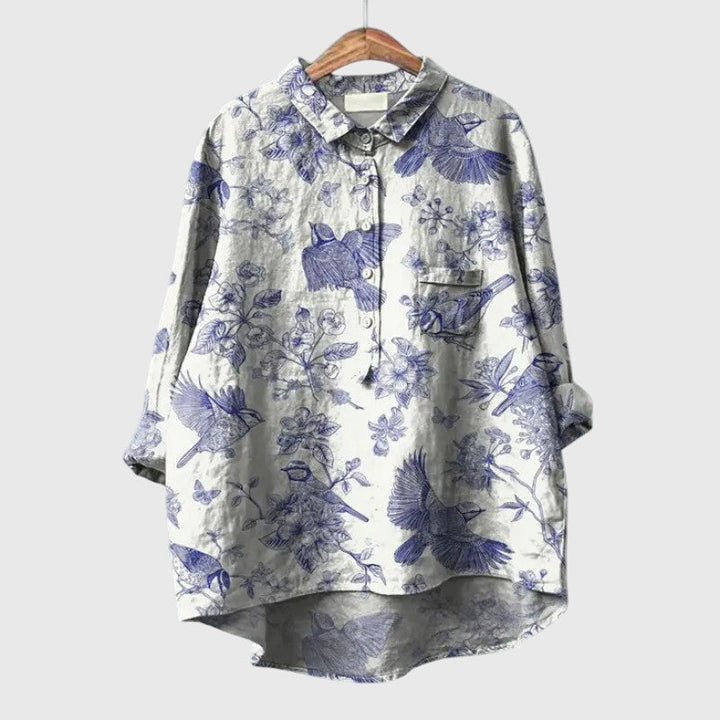 Elly | Elegant Floral Blouse