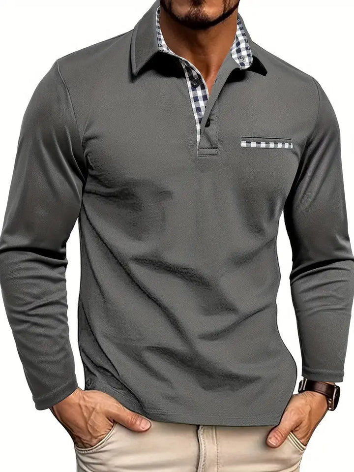 Christian | Men's Winter Long-Sleeved Polo Shirt