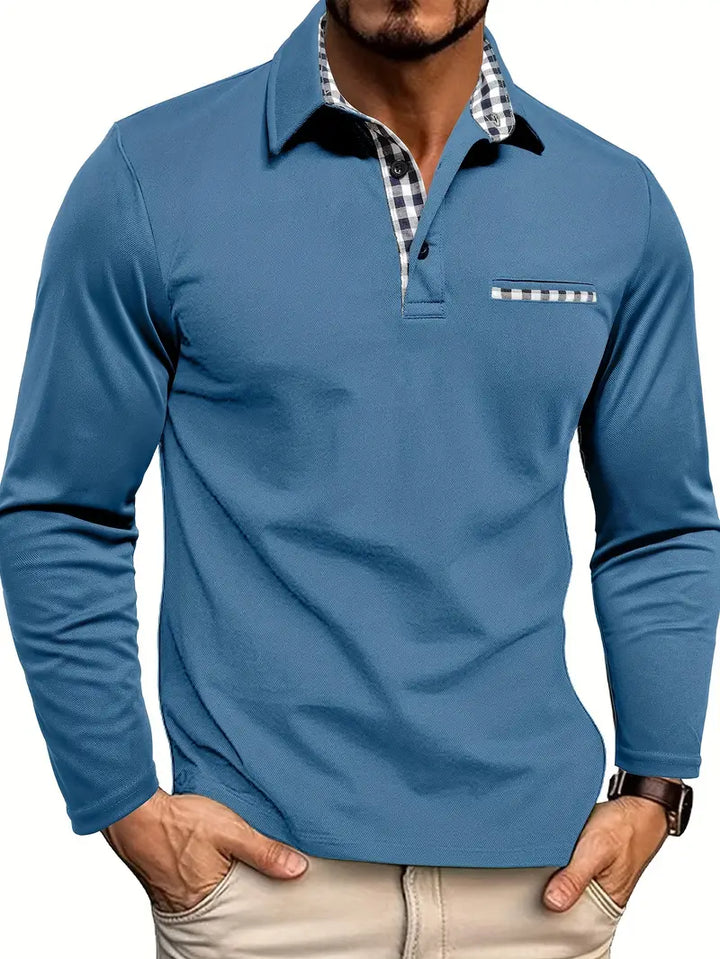Christian | Men's Winter Long-Sleeved Polo Shirt