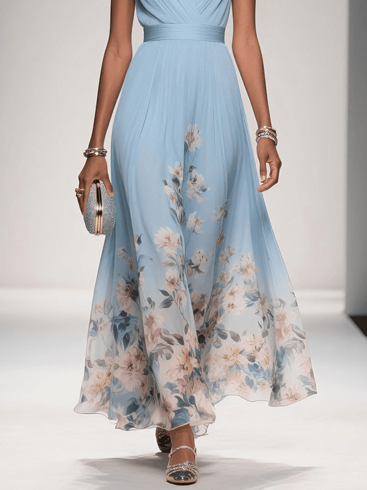 Nicole | Women's Floral Print Wedding Guest Dress