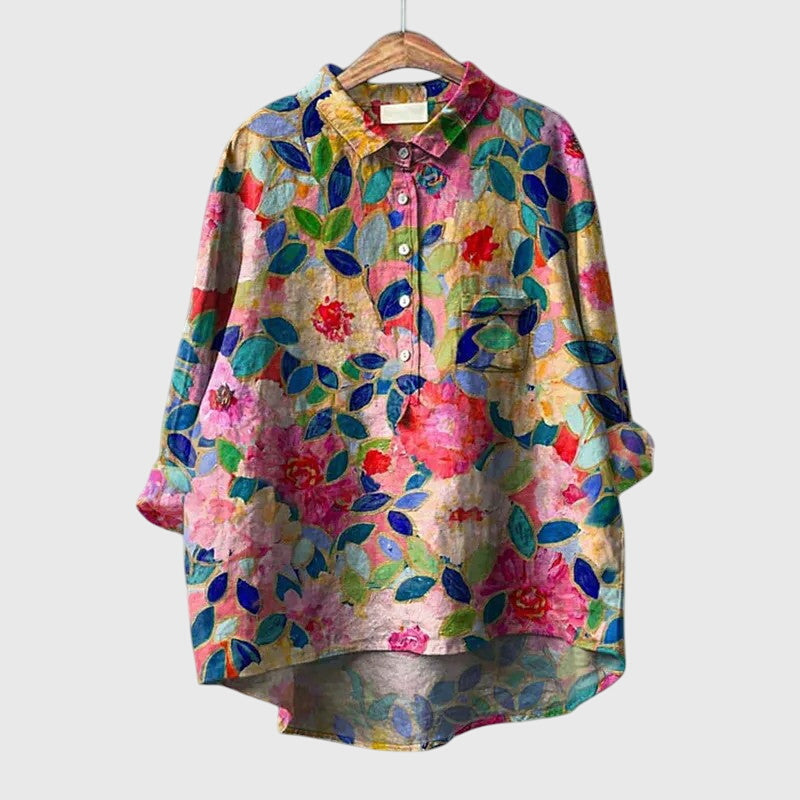 Elly | Elegant Floral Blouse
