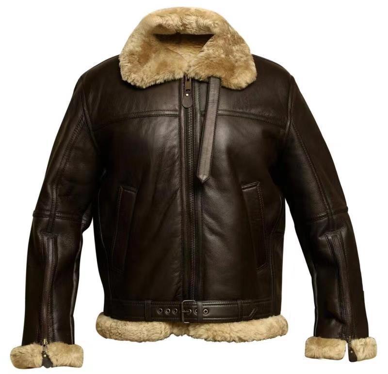 Logan | Men’s Classic Zip-Up Flight Jacket