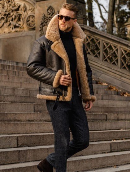 Logan | Men’s Classic Zip-Up Flight Jacket