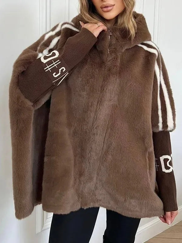 Sierra | Women's Black Faux Fur Hood Plus Size Winter Puffer Coat