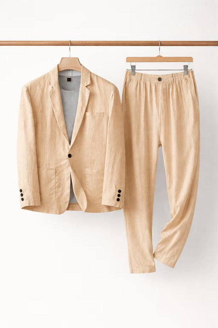 Gareth | Men’s linen set with a relaxed fit