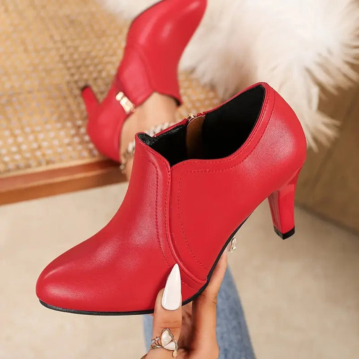 Violet | Women's Leather Comfort Ankle Boots