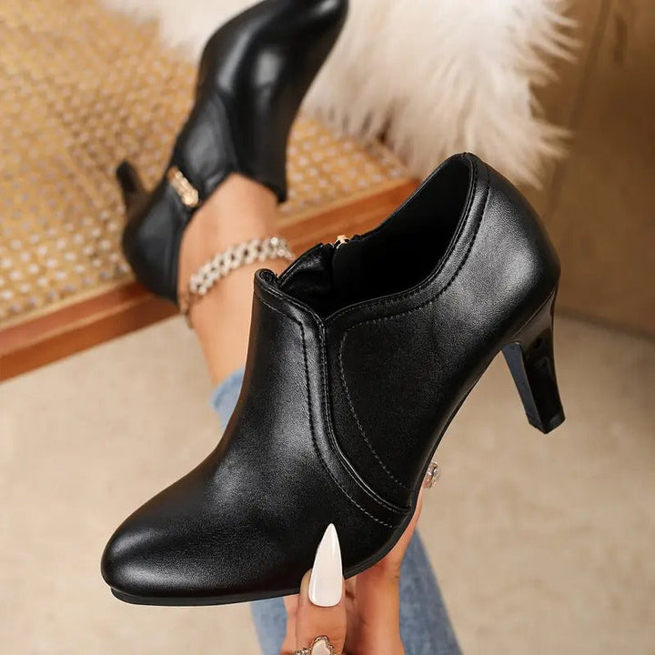 Violet | Women's Leather Comfort Ankle Boots