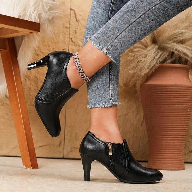Violet | Women's Leather Comfort Ankle Boots
