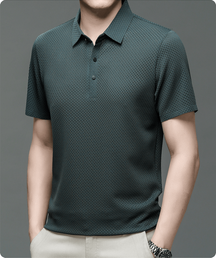 Jeff | Men's Silk Polo Shirt