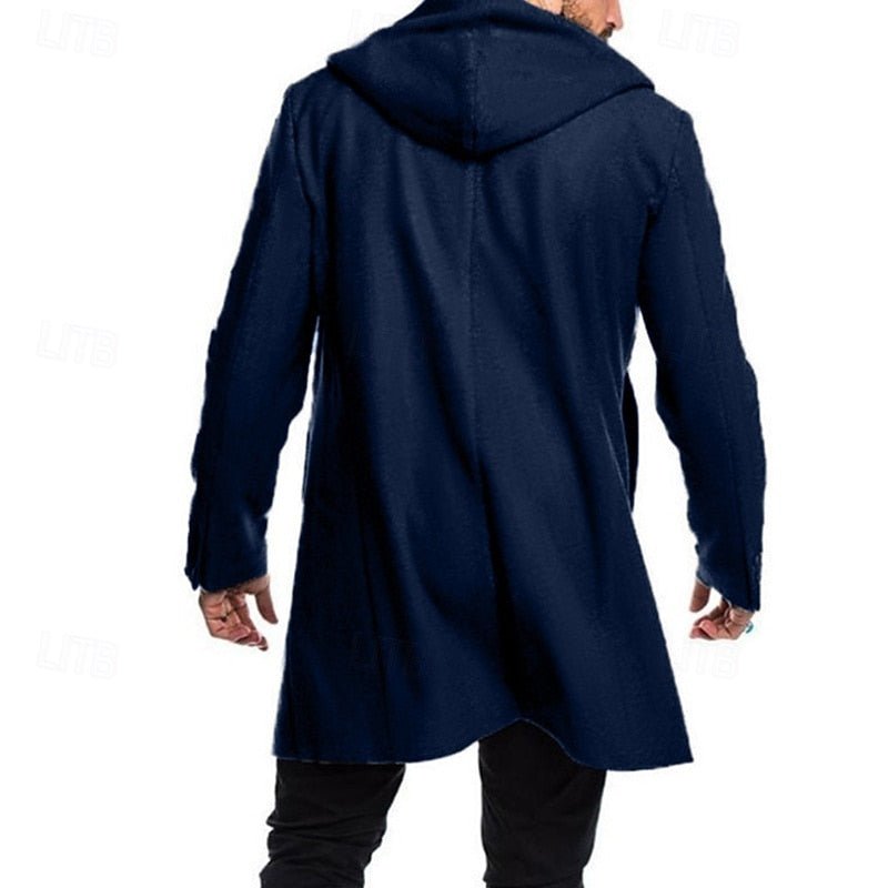 Gabriel | Men's Classic Hooded Toggle Overcoat