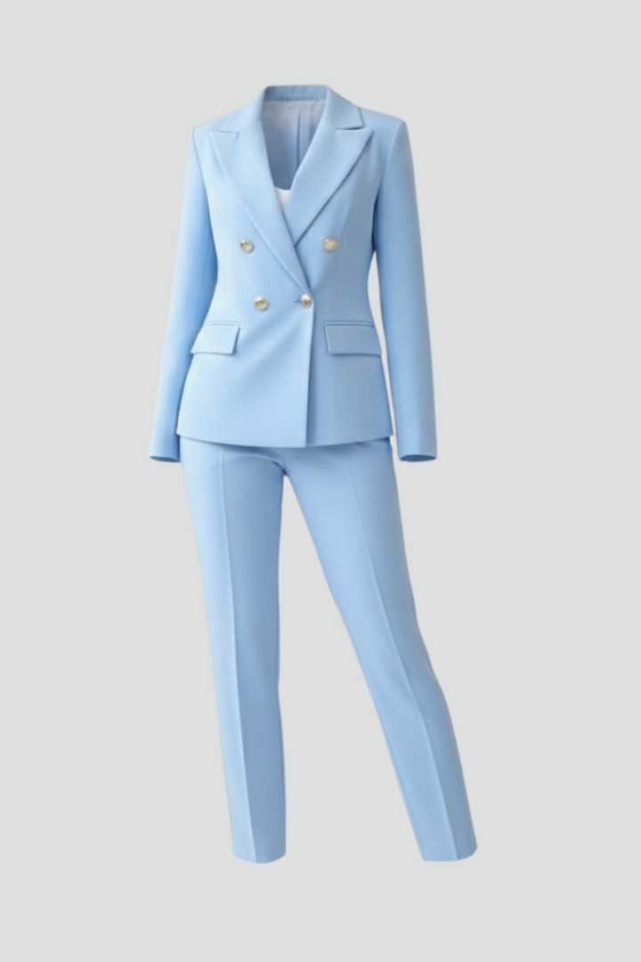 Women's Autumn Suit Set | Double-Breasted
