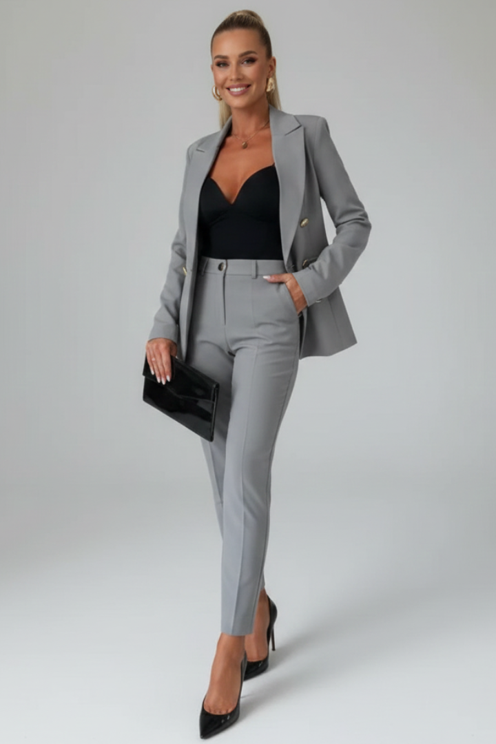 Women's Autumn Suit Set | Double-Breasted