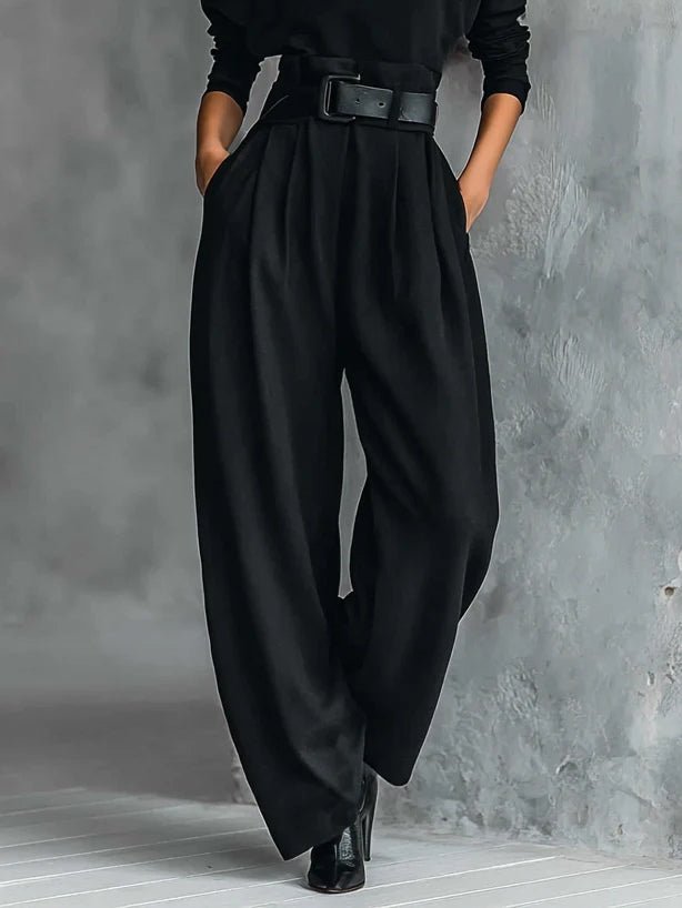 Jocelyn | Turtleneck Jumpsuit Set Long Sleeve High Waist Belt