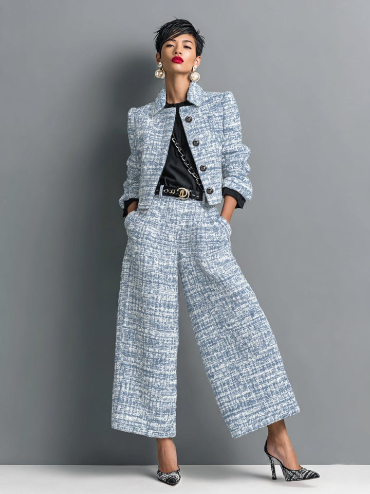 Faith | Two Piece Tweed Set
