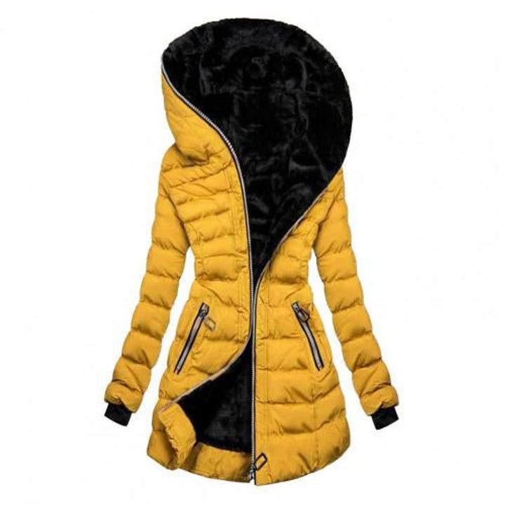 Selena | Women’s Long Quilted Winter Fleece Jacket