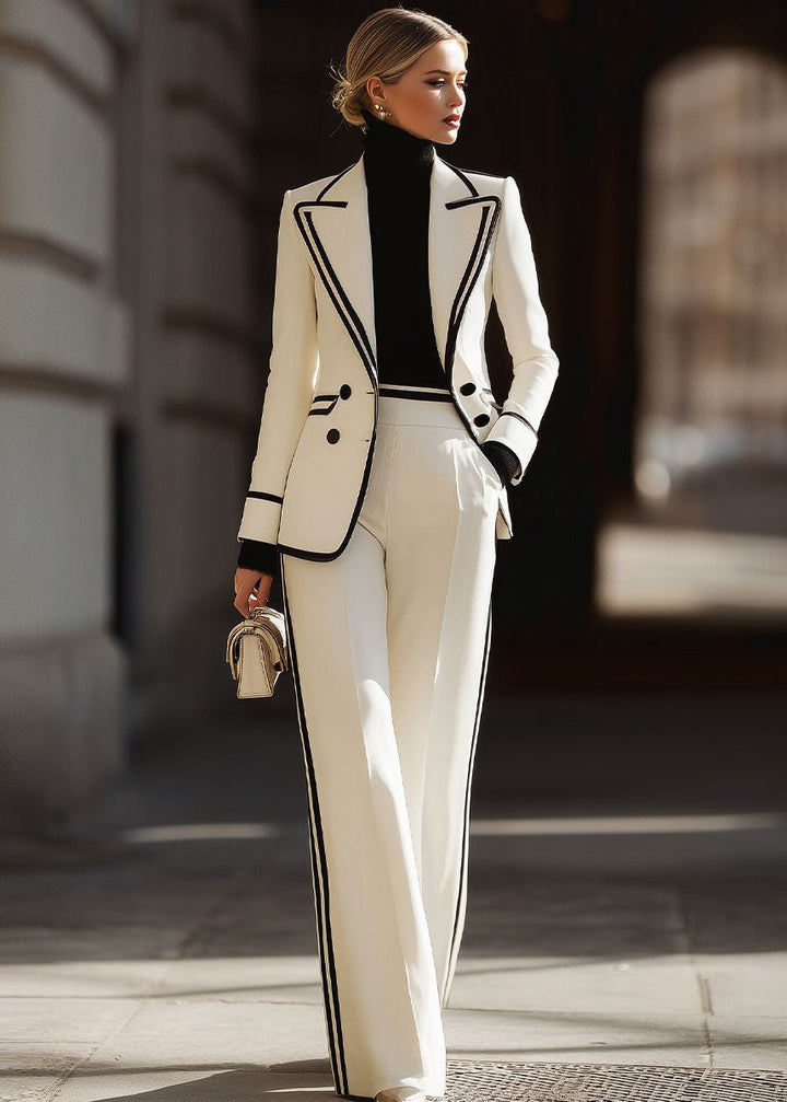 Amber | Women's Double Breasted Suit Set
