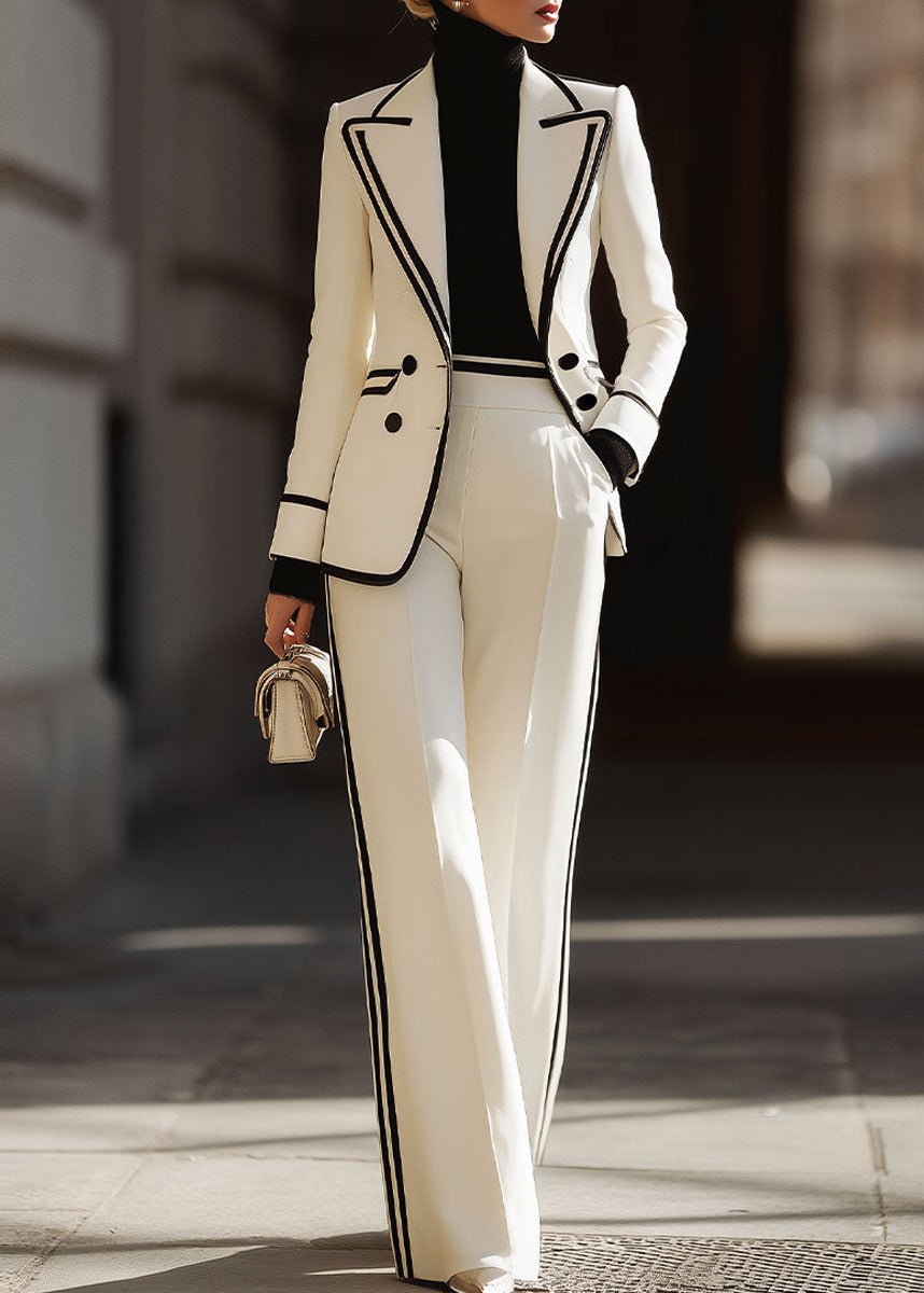 Amber | Women's Double Breasted Suit Set