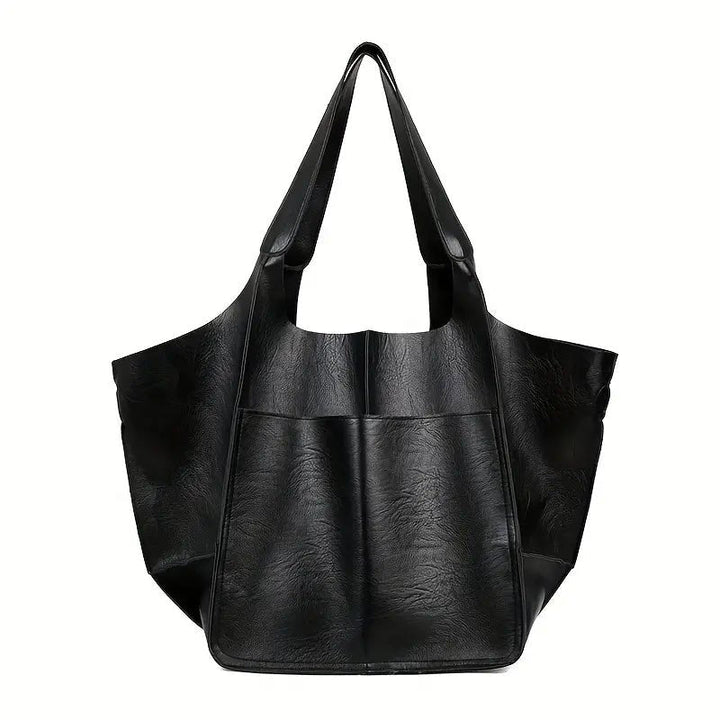 Lara | Women's Oversized Vegan Leather Tote Bag