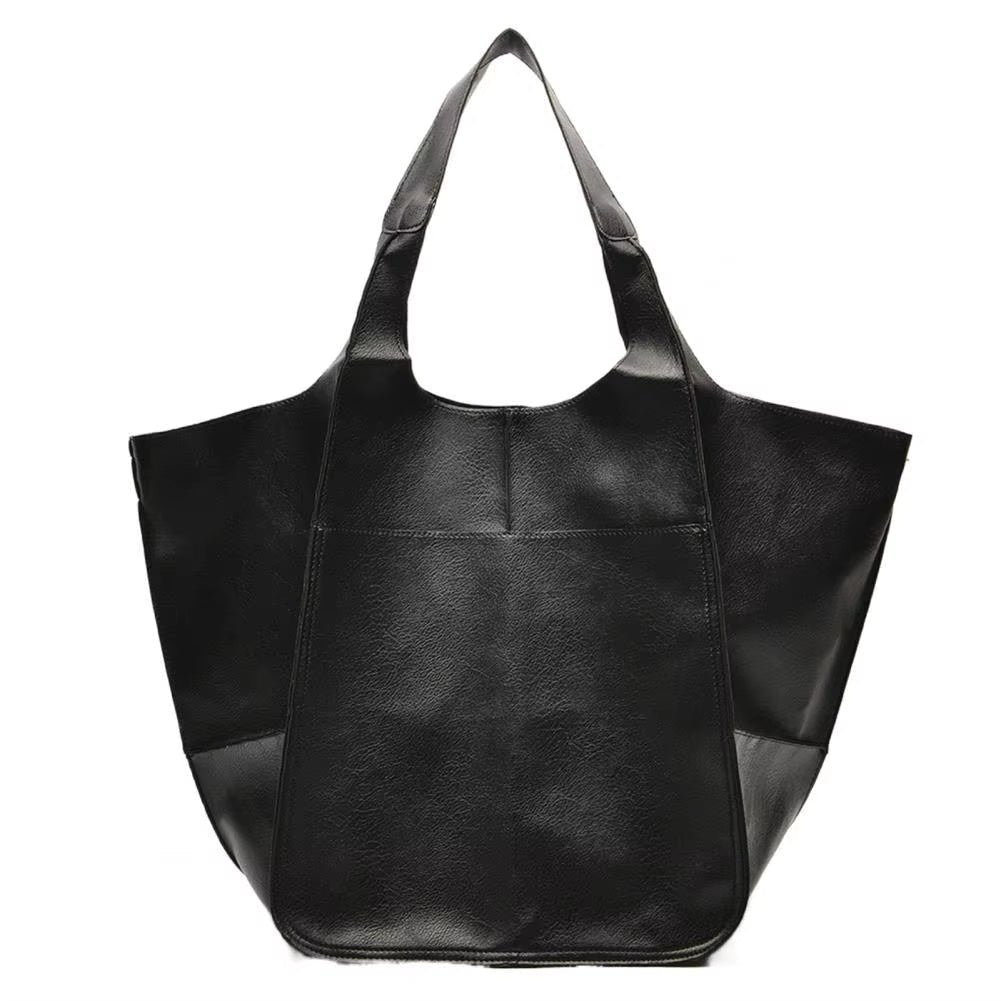 Lara | Women's Oversized Vegan Leather Tote Bag