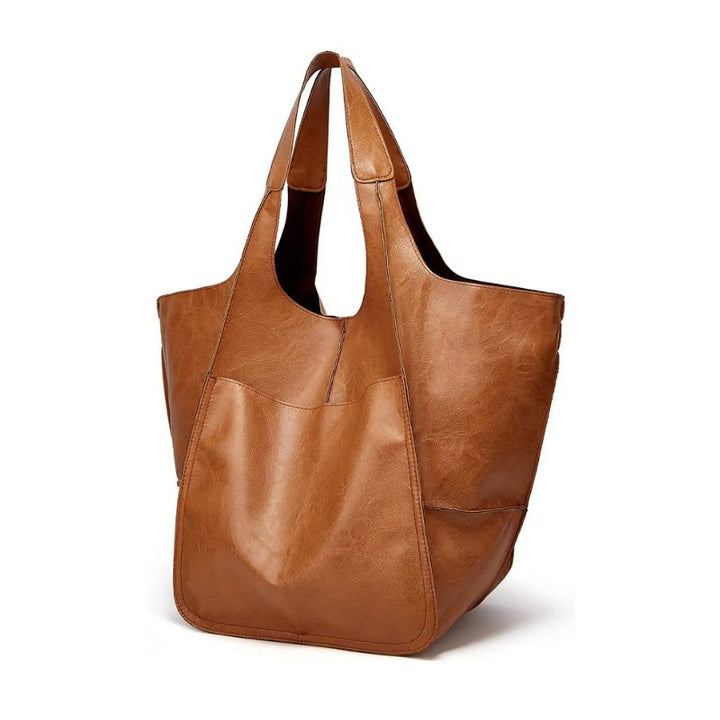 Lara | Women's Oversized Vegan Leather Tote Bag