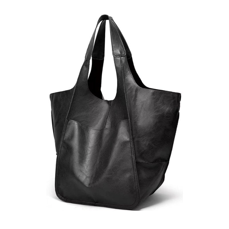 Lara | Women's Oversized Vegan Leather Tote Bag
