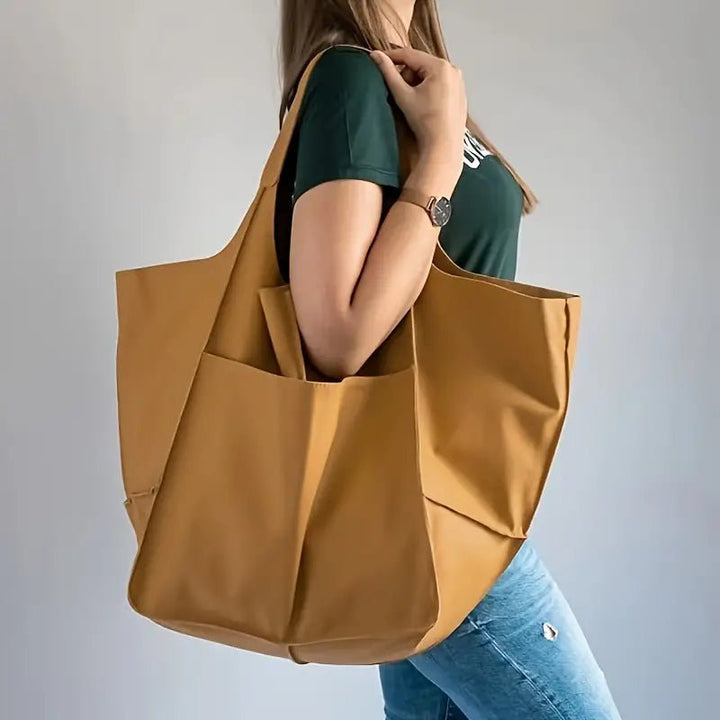 Lara | Women's Oversized Vegan Leather Tote Bag
